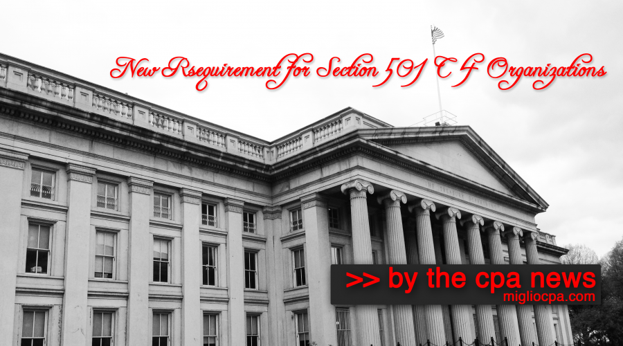 New requirement for Section 501(c)(4) organizations – Form 8976