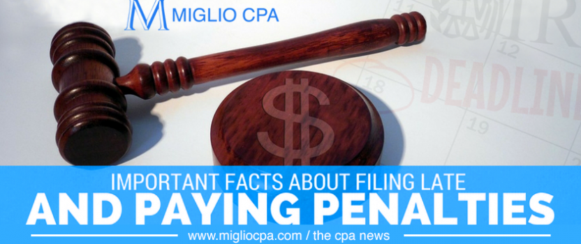 Important Facts about Filing Late and Paying Penalties