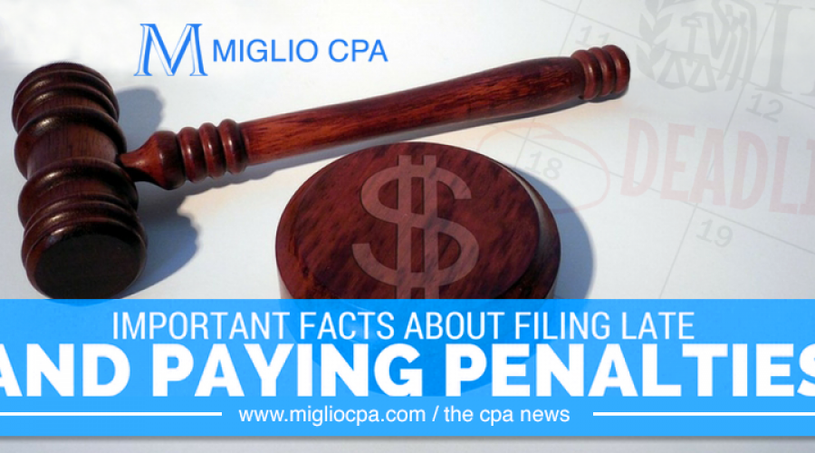 Important Facts about Filing Late and Paying Penalties