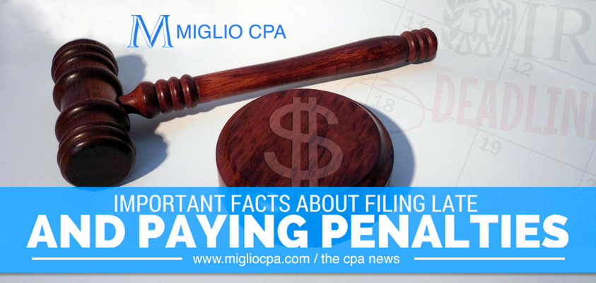 Important Facts About Filing Late And Paying Penalties Miglio Cpa